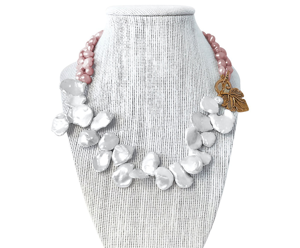Keshi & Baroque Pearls Necklace - CallistabyVinita