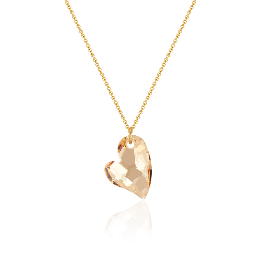 Golden Heart Necklace - CallistabyVinita